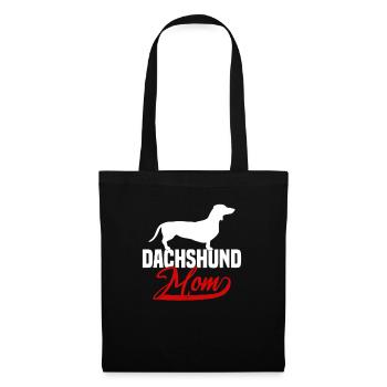 Dachshund mom - Tote Bag - black - Front