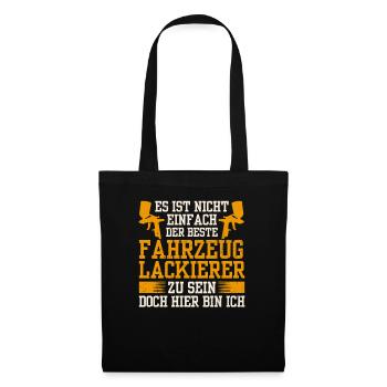 Der Beste Fahrzeuglackierer Lackierer - Stoffbeutel - Schwarz - Vorne
