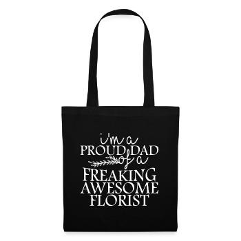 I'm a proud father of a damn good man - Tote Bag - black - Front