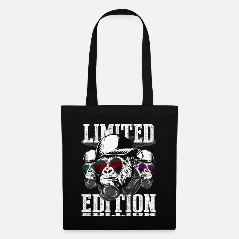 Limited Deluxe Edition DJ Gorilla Design - Stoffbeutel - Schwarz