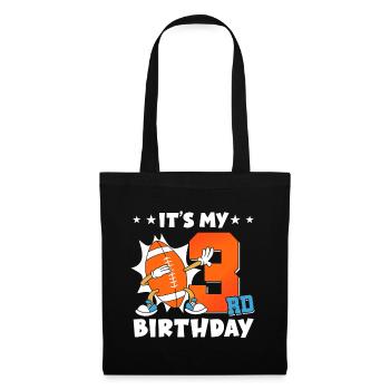 It's my 3rd birthday American Football - Tote Bag - black - Front