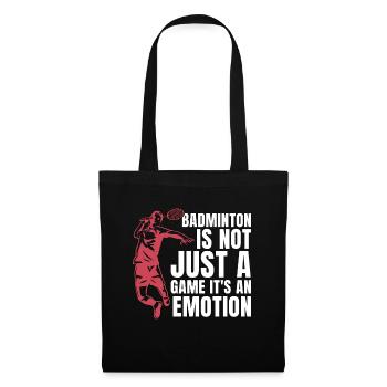 Badminton Is Not Just A Game Racquet Sport Player - Tote Bag - black - Front