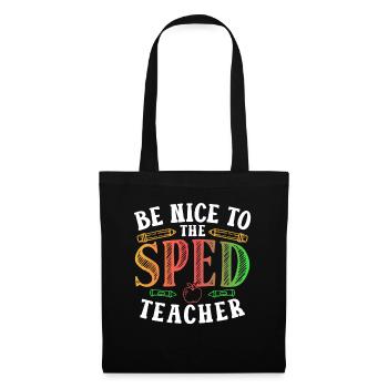 Be Nice to Sped Teacher Special Education - Tote Bag - black - Front