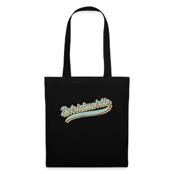 BWL Vintage Betriebswirtin - Stoffbeutel - Schwarz - Vorne