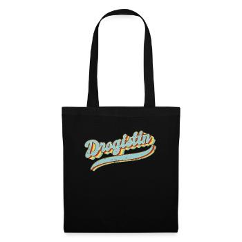 Apotheker Vintage Drogistin - Stoffbeutel - Schwarz - Vorne