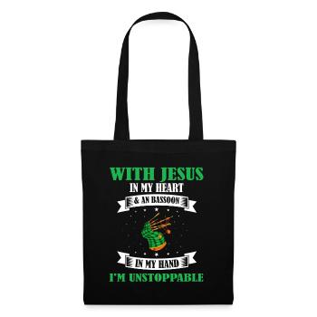 Bagpipes for pipers and Scots - Tote Bag - black - Front