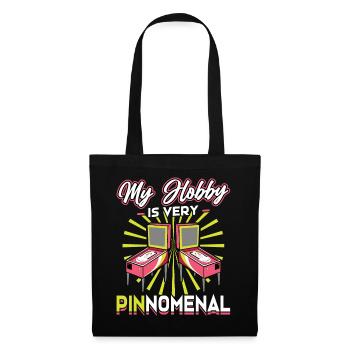 Mon passe-temps est Pinomenal - Pinball - Sac en tissu - noir - Devant