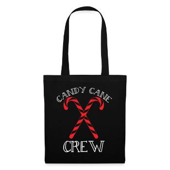 Candy Cane Crew - Weihnachten - Stoffbeutel - Schwarz - Vorne