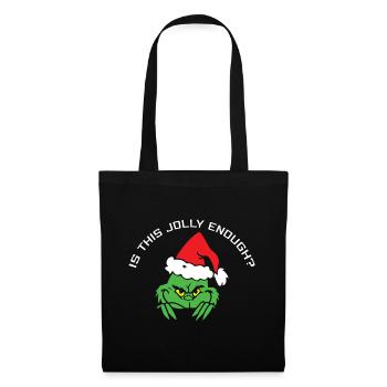 Ist Das Lustig Genug? - Lustige Weihnachten - Stoffbeutel - Schwarz - Vorne