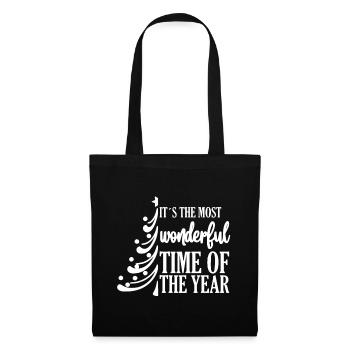C’est la meilleure période de l’année - Sac en tissu - noir - Devant