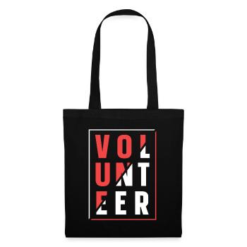 Volontariat volontaire - Sac en tissu - noir - Devant