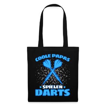 COOL DADS PLAY DARTS! Darts darts player dad - Tote Bag - black - Front