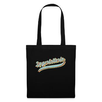 Logistik Vintage Logistikerin Lagerleiterin - Stoffbeutel - Schwarz - Vorne