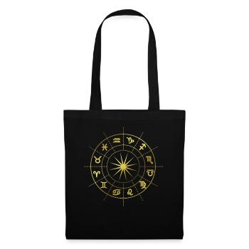 Star - Zodiac - Horoscope - Astrology - Tote Bag - black - Front