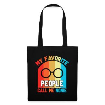 My Favorite People Call Me Nonie - Tote Bag - black - Front