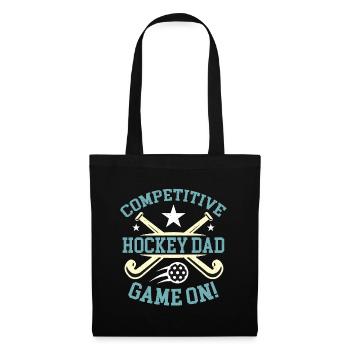 Field Hockey Competitive Hockey Dad Goalkeeper - Stoffbeutel - Schwarz - Vorne