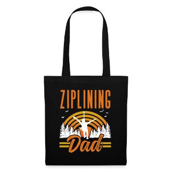 Tyrolienne Papa Tyrolienne Tyrolienne Sports Dictons - Sac en tissu - noir - Devant
