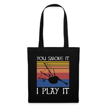 Bagpipes for pipers and Scots - Tote Bag - black - Front