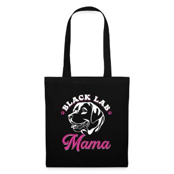 Black Lab Mama Labrador Retriever Dog Owner Gift - Tote Bag - black - Front