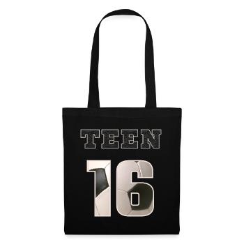 Fussball TEEN 16 Soccer - Sac en tissu - noir - Devant