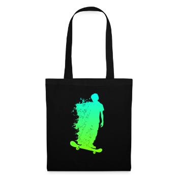 Skating skateboarders - Tote Bag - black - Front