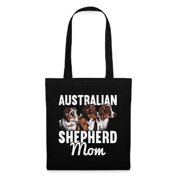 Australian Shepherd Dog - Tote Bag - black - Front