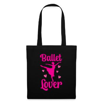 Ballet Lover Girls Ballet Dancer Ballerina - Tote Bag - black - Front