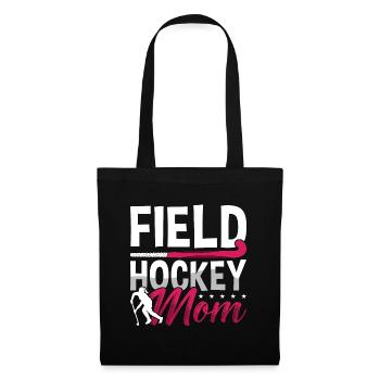Field Hockey Mom Ice Hockey Team Loves Goalkeeper - Stoffbeutel - Schwarz - Vorne