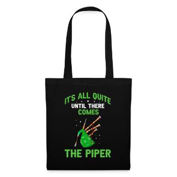 Bagpipes for pipers and Scots - Tote Bag - black - Front