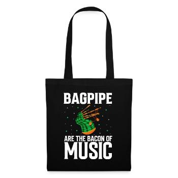 Bagpipes for pipers and Scots - Tote Bag - black - Front