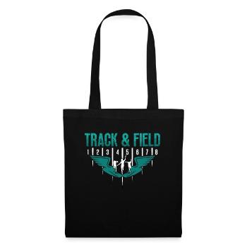 Track And Field Athletic Training Runner Sprinting - Tote Bag - black - Front