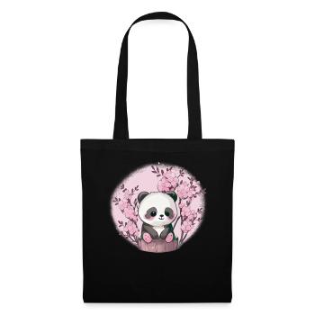 Panda cute animals for kids Kawaii pandas bears - Tote Bag - black - Front