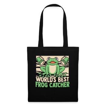 World's Best Frog Catcher Toad Tadpole Frog - Tote Bag - black - Front