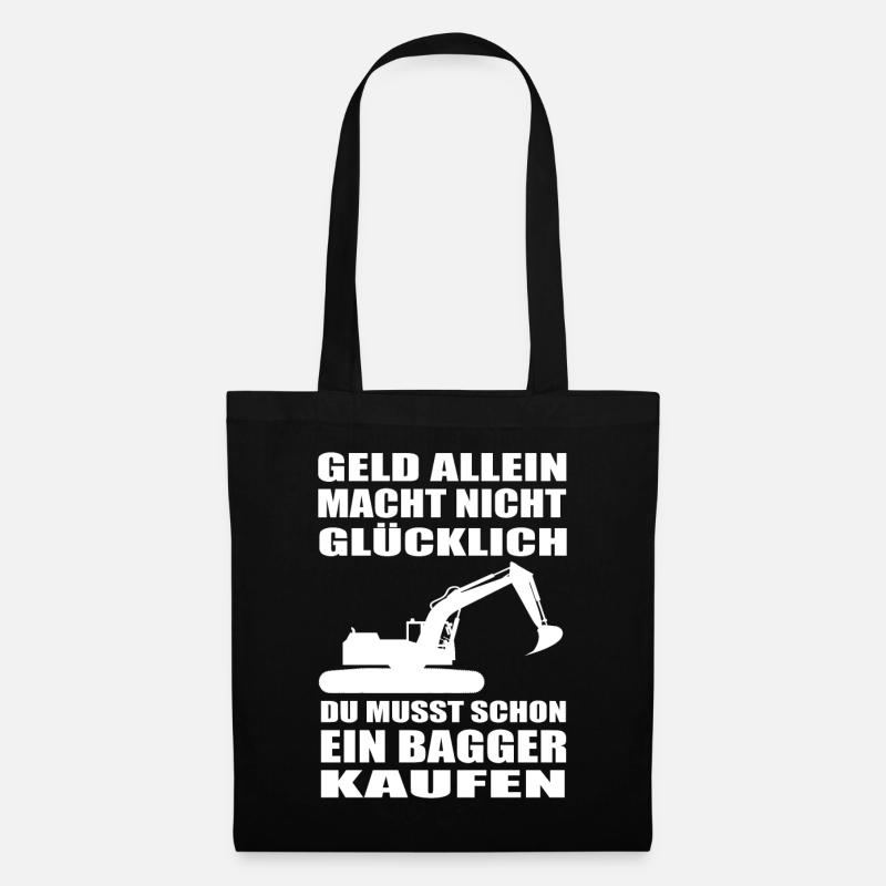 Bagger - Stoffbeutel - Schwarz