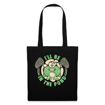I'll Be In The Pond Tadpole Tree Frog Frog - Tote Bag - black - Front