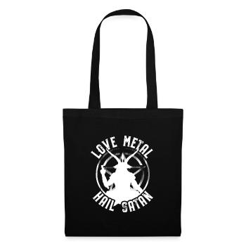 Satanism Gifts | Satan Satanist Pentagram - Tote Bag - black - Front