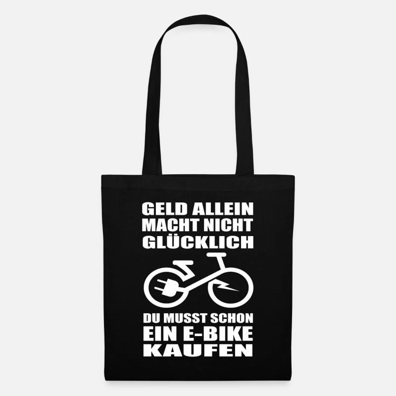 EBike - Stoffbeutel - Schwarz