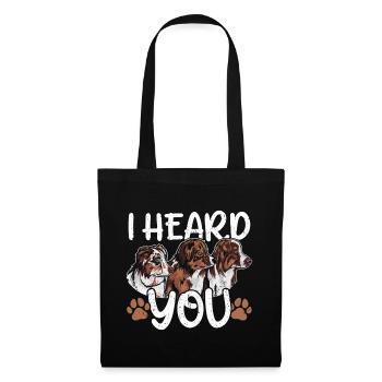 Australian Shepherd Dog - Tote Bag - black - Front