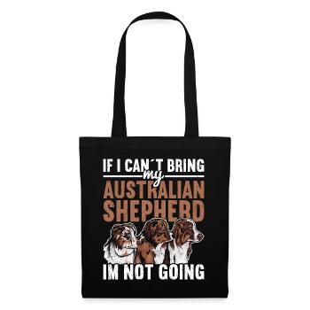 Australian Shepherd - Tote Bag - black - Front