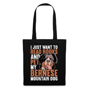 Berner Sennenhund - Stoffbeutel - Schwarz - Vorne