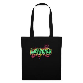 Maler Anstreicher Graffiti-Art Lackiererin - Stoffbeutel - Schwarz - Vorne