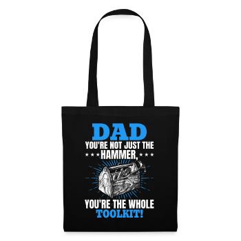 Papa you're not just awesome - Father's Day idea - Tote Bag - black - Front