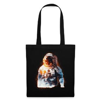 Spaceman Astronaut Galaxy Astronomy Sci Fi Fan - Tote Bag - black - Front