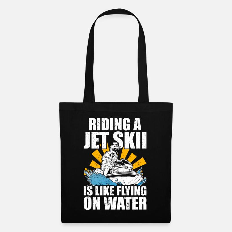 Jet Ski Jet Skiing - Tote Bag - black