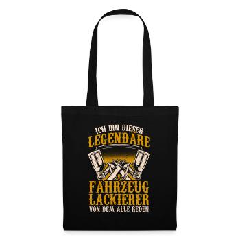 Legendärer Fahrzeuglackierer Lackierer - Stoffbeutel - Schwarz - Vorne