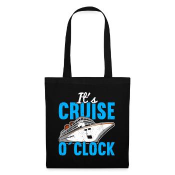 Croisière Croisière Vacances Croisière en famille - Sac en tissu - noir - Devant
