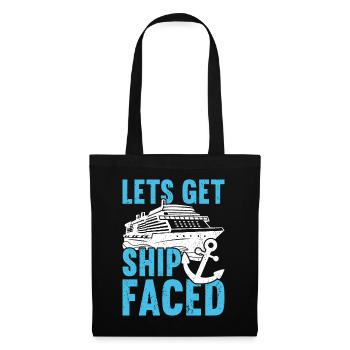 Croisière Croisière Vacances Croisière en famille - Sac en tissu - noir - Devant