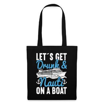 Croisière Croisière Vacances Croisière en famille - Sac en tissu - noir - Devant