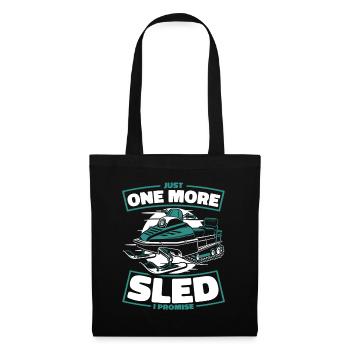 Just One More Sled I Promise Snowmobile Driver - Tote Bag - black - Front