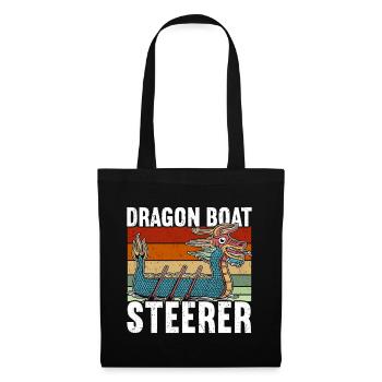 Drachenboot - Stoffbeutel - Schwarz - Vorne